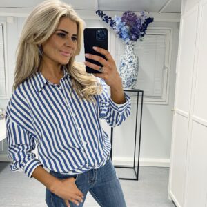 blouse met streep | christina