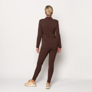 travel broek donkerbruin | amy 134