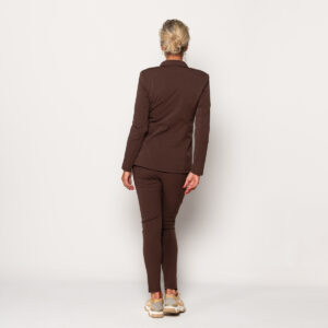 travel broek donkerbruin | amy 134