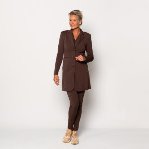 travel broek donkerbruin | amy 134