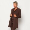 travel broek donkerbruin | amy 134