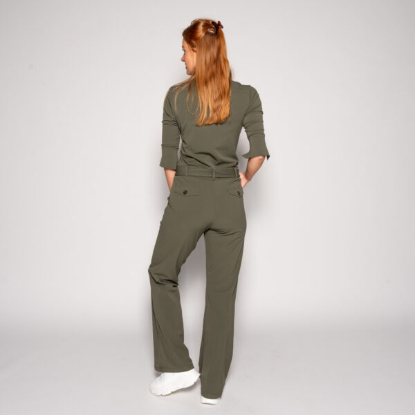 travel broek army groen* | amy 134