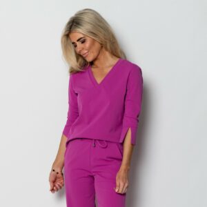 travel basic blouse orchid | amy 840