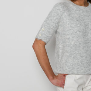 blouse met print | april