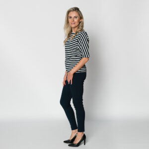 travel top met boothals wit | amy 427