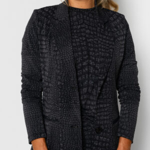 travel jurk croco print | amy 092