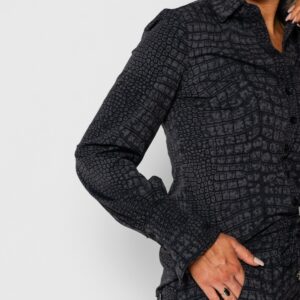 travel jurk croco print | amy 092