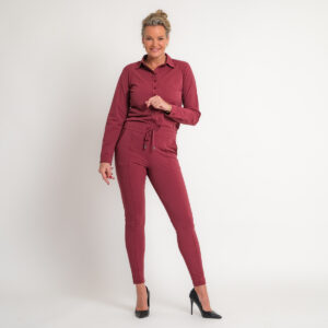 travel gilet bordeaux rood | amy 294