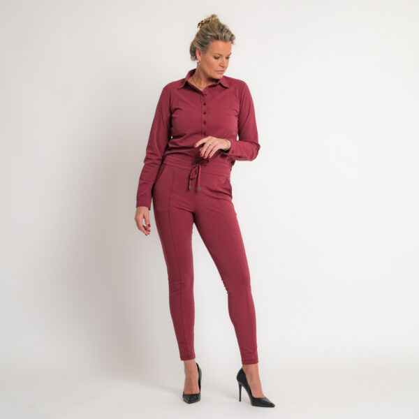 travel gilet bordeaux rood | amy 294