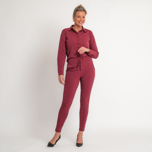 travel gilet bordeaux rood | amy 294