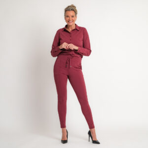 travel gilet bordeaux rood | amy 294