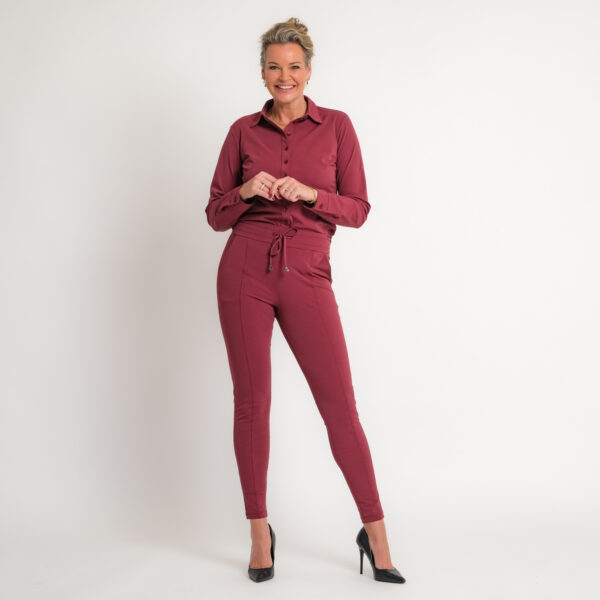 travel gilet bordeaux rood | amy 294