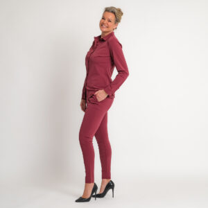 travel gilet bordeaux rood | amy 294
