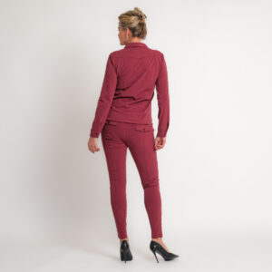travel gilet bordeaux rood | amy 294