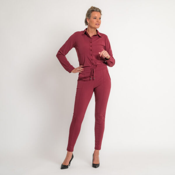travel gilet bordeaux rood | amy 294