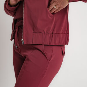 travel gilet bordeaux rood | amy 294