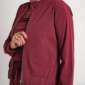 travel gilet bordeaux rood | amy 294