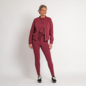 travel gilet bordeaux rood | amy 294