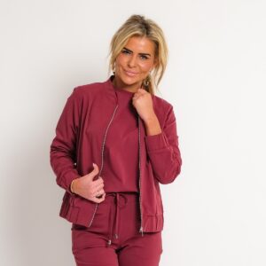 travel gilet bordeaux rood | amy 294
