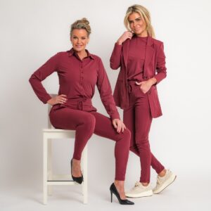travel gilet bordeaux rood | amy 294