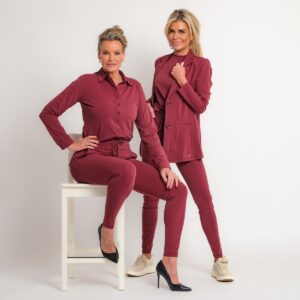 travel gilet bordeaux rood | amy 294