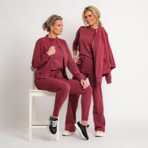 travel gilet bordeaux rood | amy 294