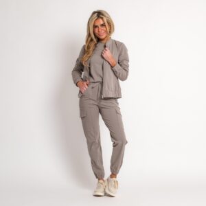 travel top taupe | amy 533