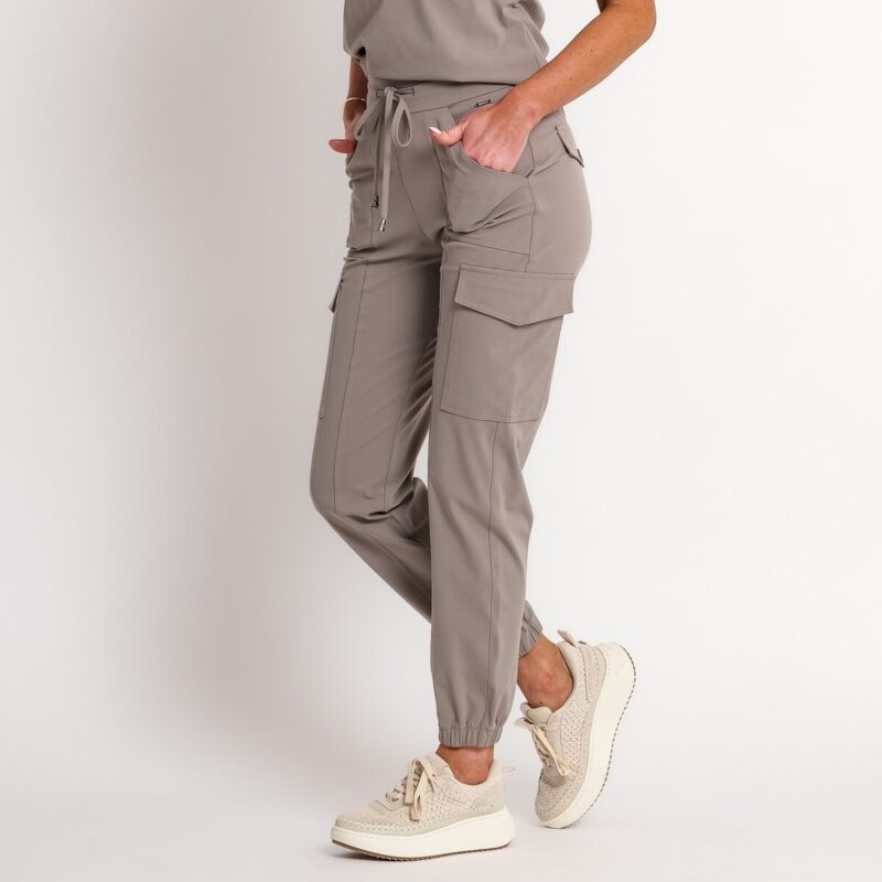 Travel cargo broek taupe | Amy 373 
