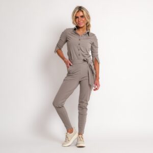 travel top taupe | amy 533