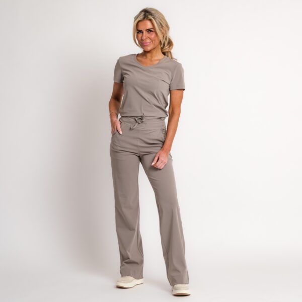 travel top taupe | amy 533