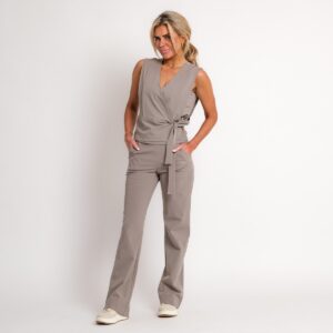 travel top taupe | amy 533
