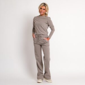 travel top taupe | amy 533
