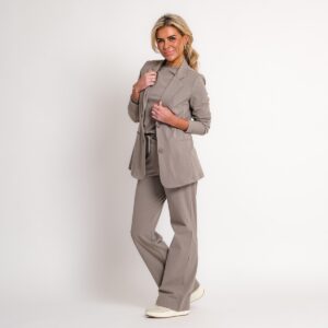 travel top taupe | amy 533