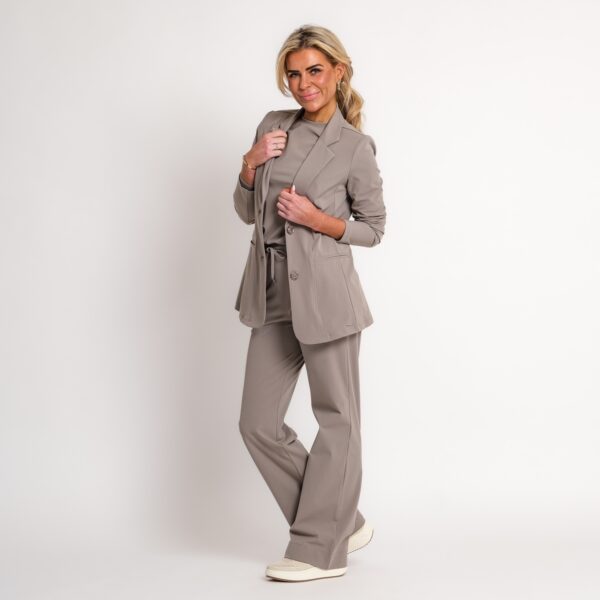 travel top taupe | amy 533