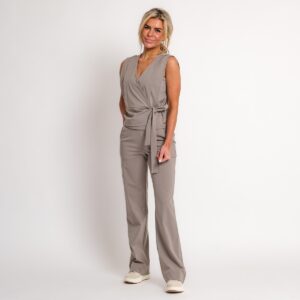 travel top taupe | amy 533