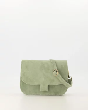 suede crossbody tas zand | feline