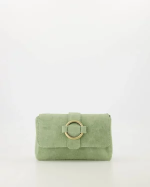 suede crossbody tas zand | feline