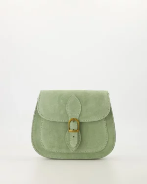 suede crossbody tas zand | feline