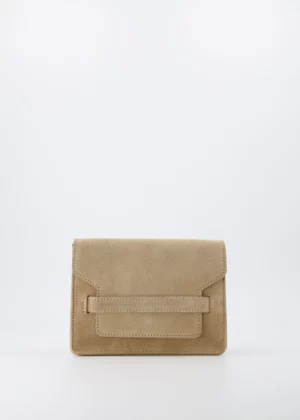suede crossbody tas beige | janice