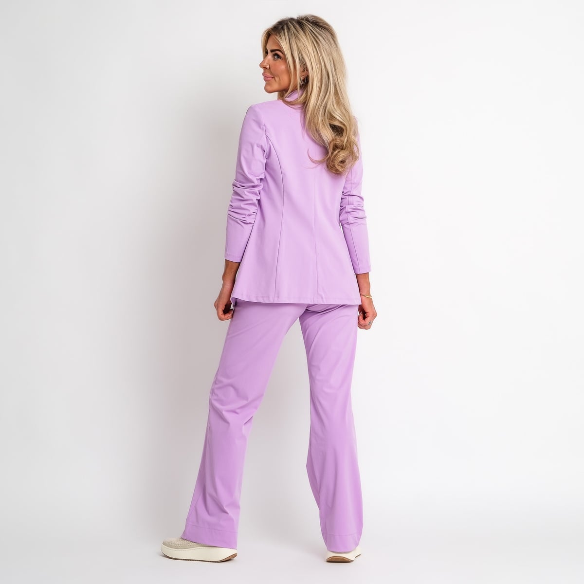 gilet met linnen mix | stevie