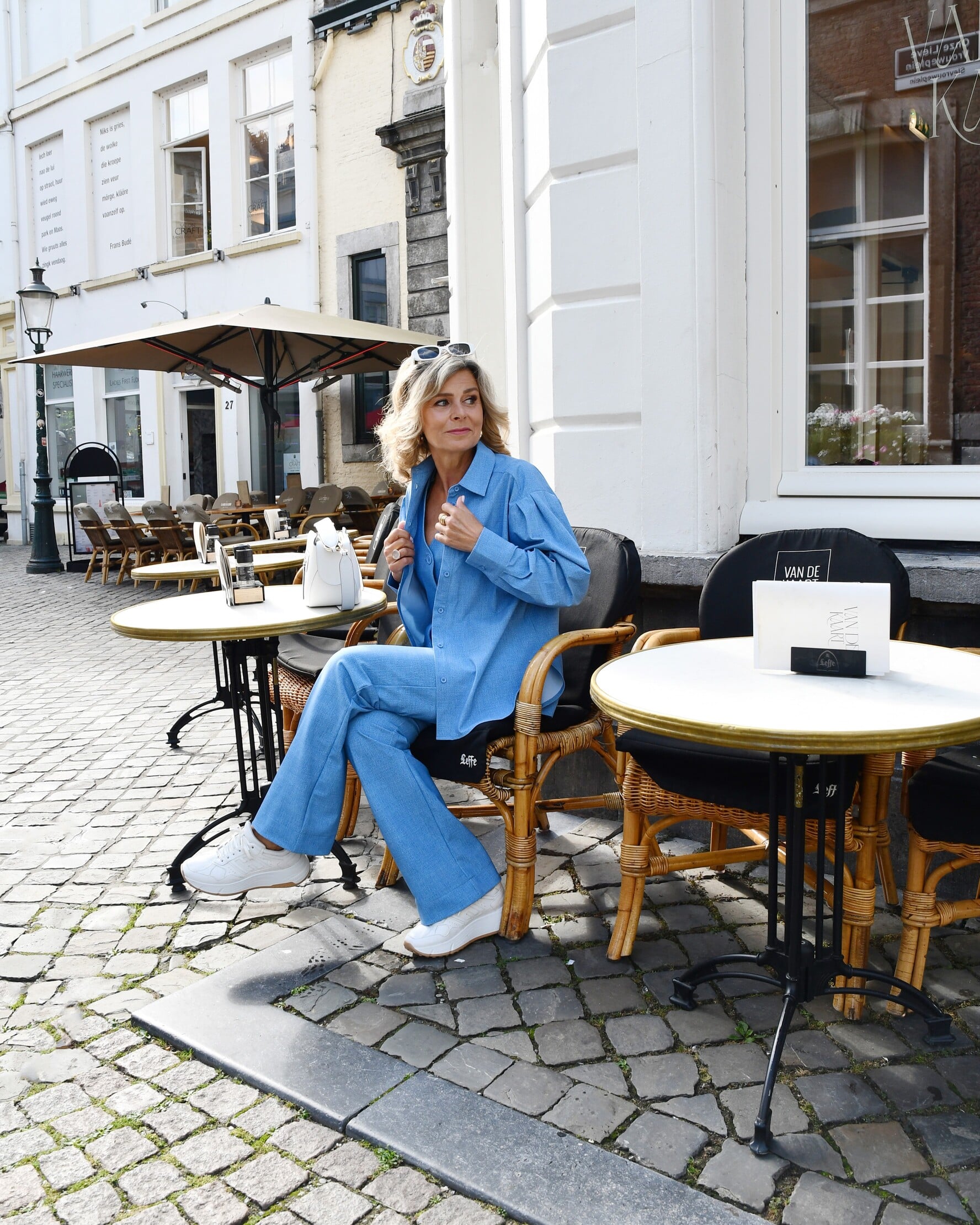 travel gilet light denim look bonded | amy 294 640