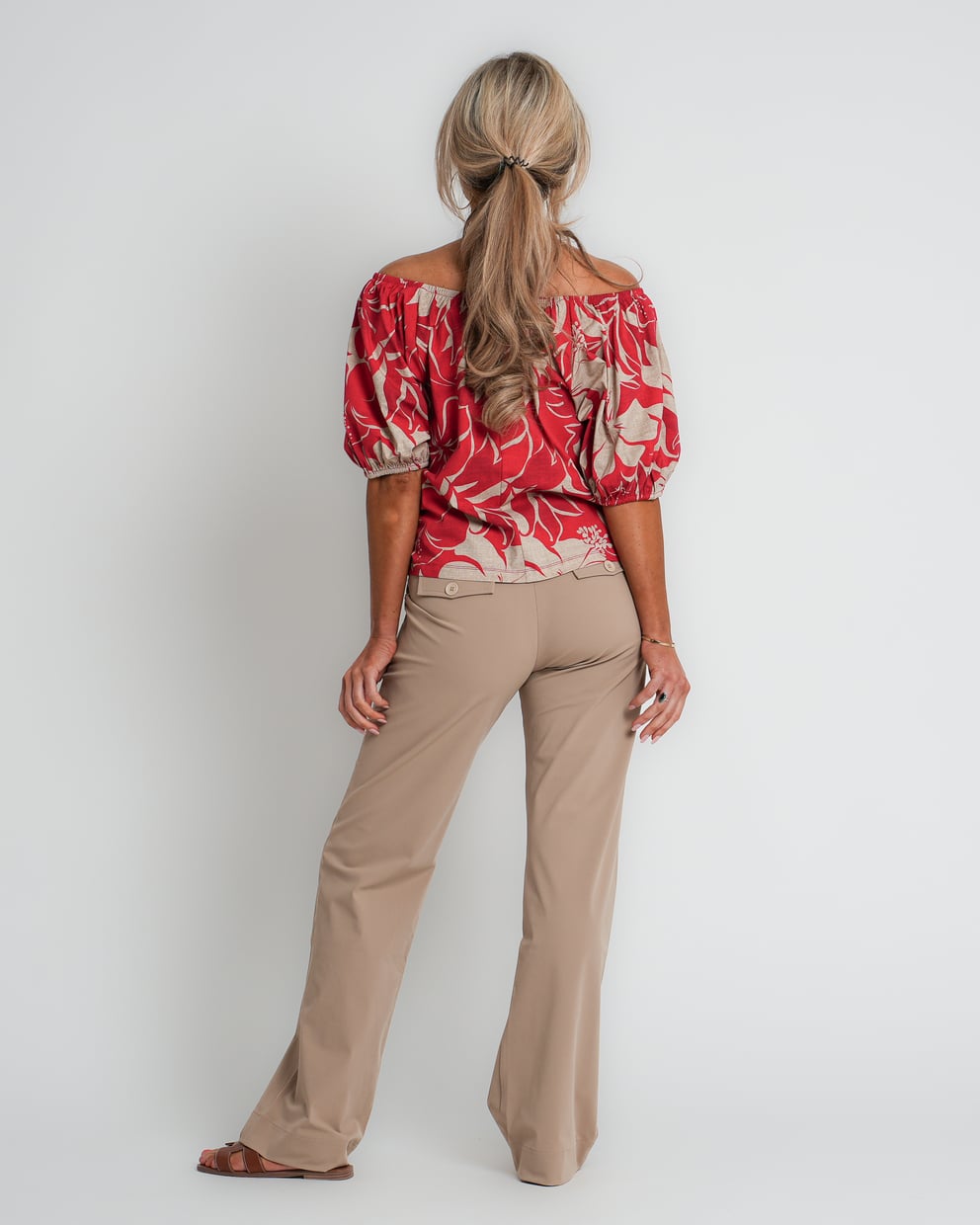 travel pantalon latte beige | amy 136