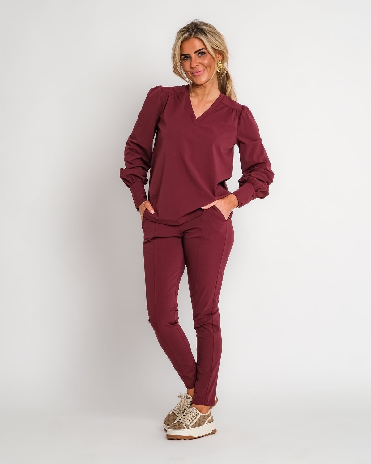 skort burgundy | amy 623