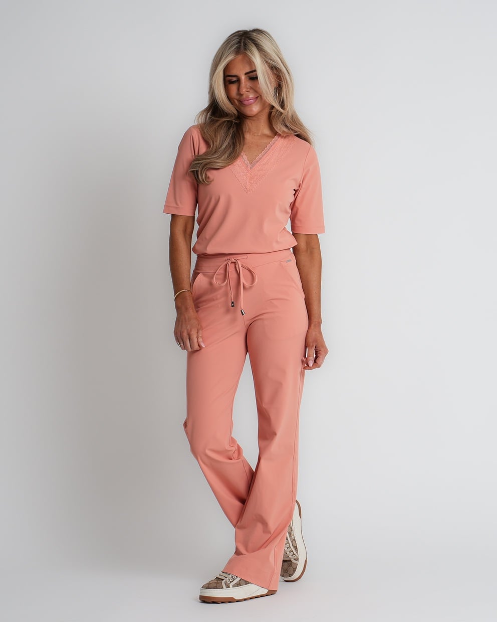 travel blazer met ceintuur sunset clay | amy 823