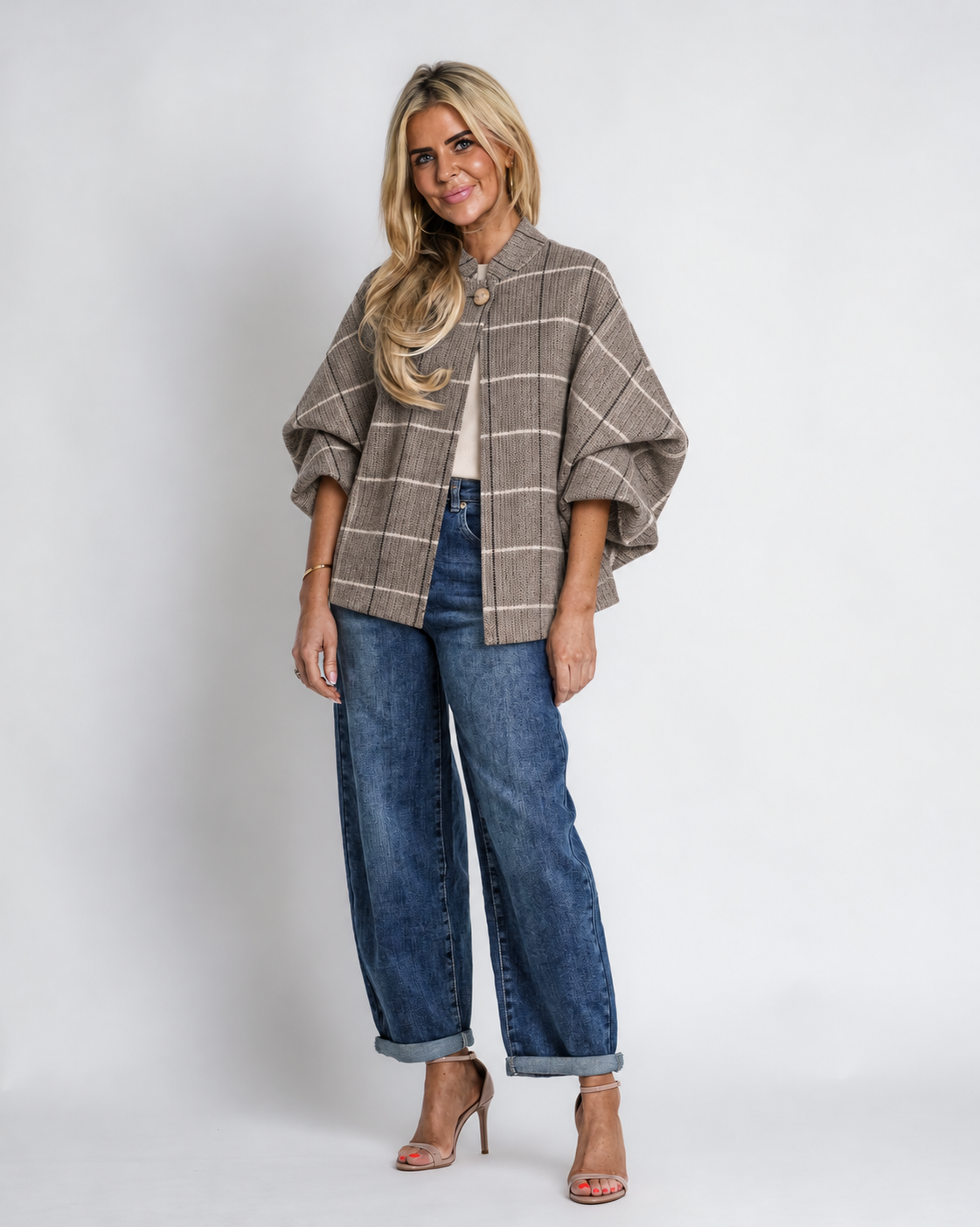 cape vest met gesp | amélie