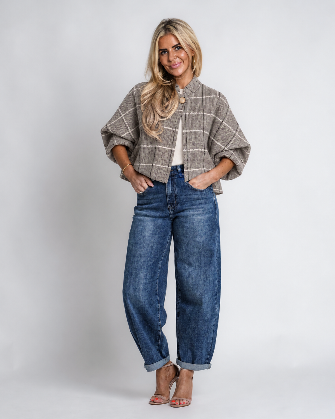 cape vest met gesp | amélie