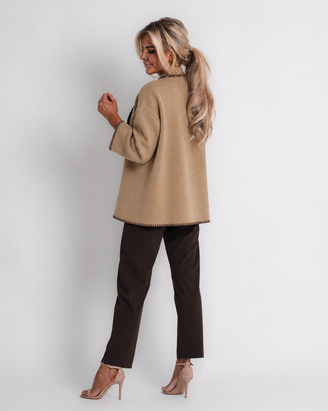 traveljurk met strikdetail zwart | amy 372