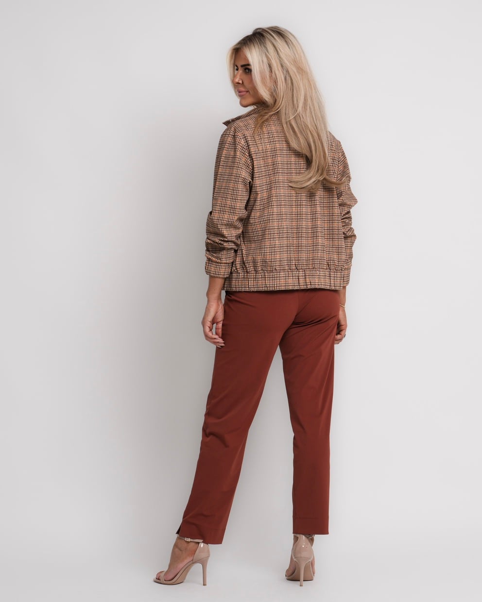 travel jack met rits brique | amy 932