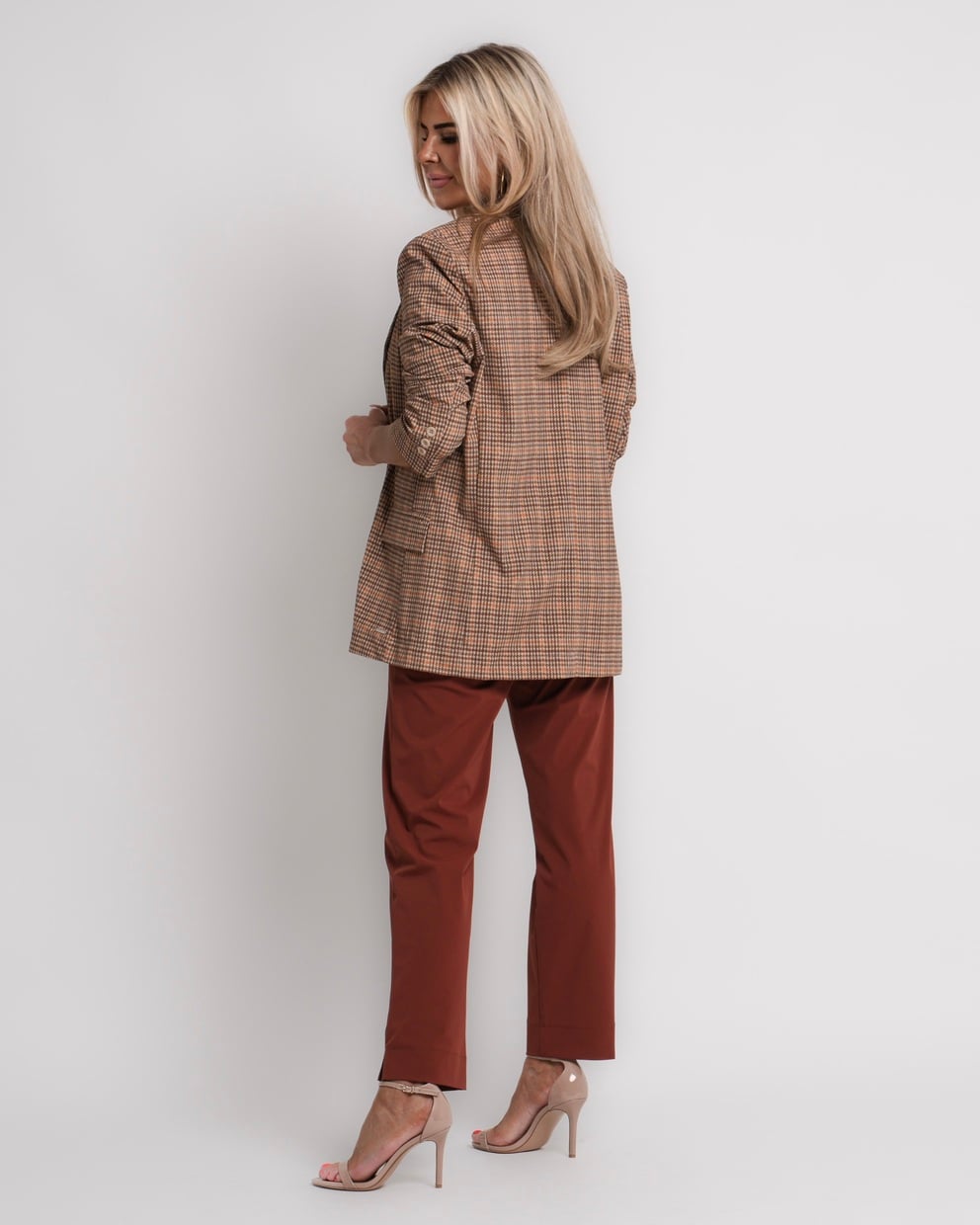 travel jack met rits brique | amy 932