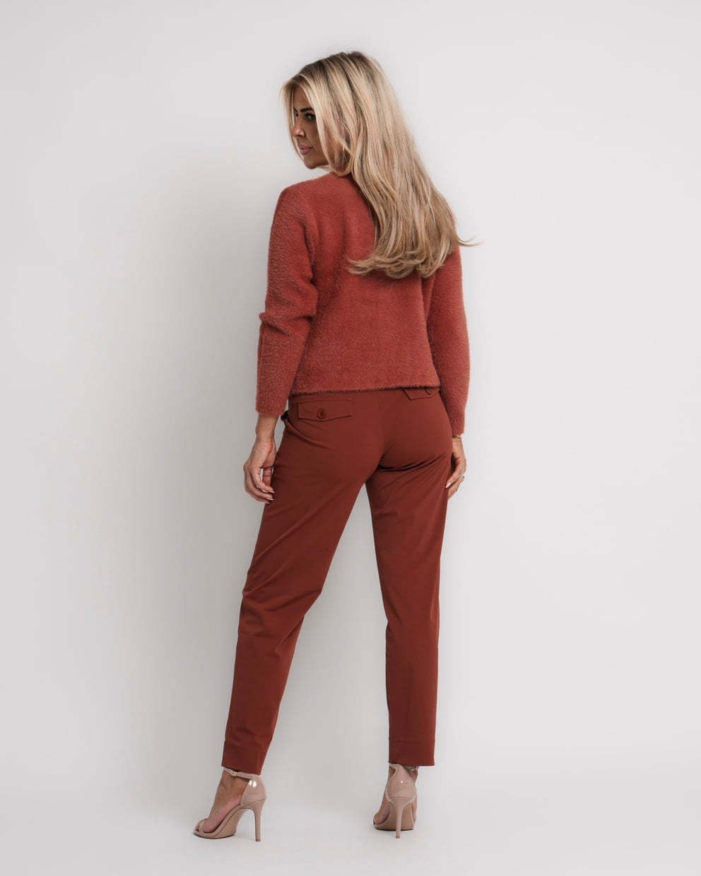 travel jack met rits brique | amy 932